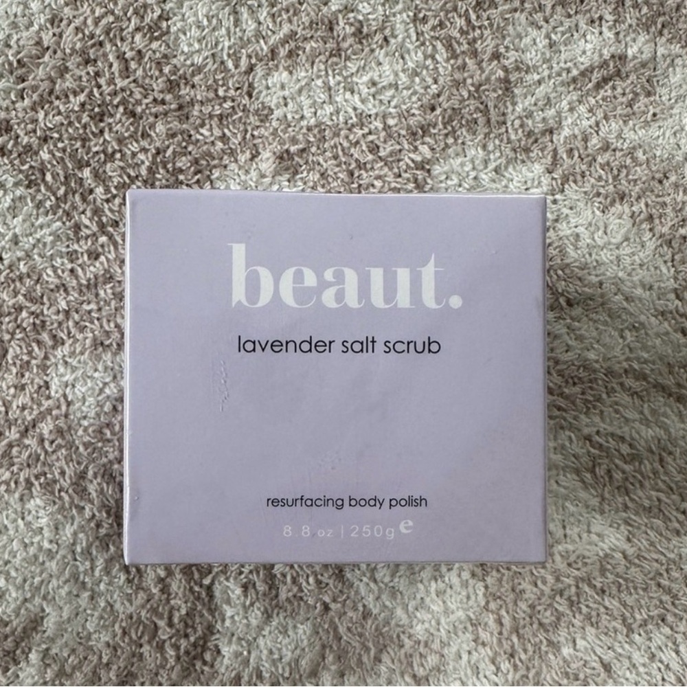 (2) - Beaut. Vanilla & Lavender Salt Scrub - NEW & sealed